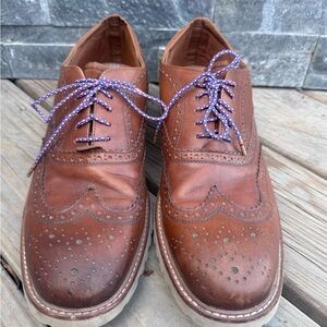 Kenneth Cole brown leather Oxford dress shoes sz 11